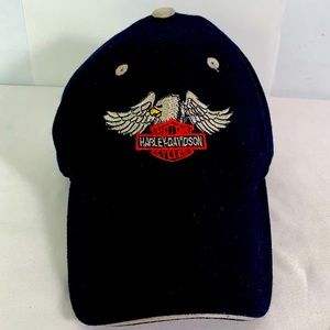 Harley Davidson Eagle Wings Logo Vintage Hat Cap